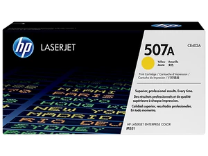 טונר צהוב מקורי HP 507A CE402A (הספק 6,000 דף)