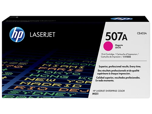 טונר אדום מקורי HP 507A CE403A (הספק 6,000 דף)