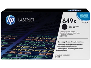 טונר שחור מקורי HP 649X CE260X (הספק 17,000 דף)