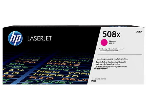 טונר אדום מקורי HP 508X CF363X (הספק 9,500 דף)