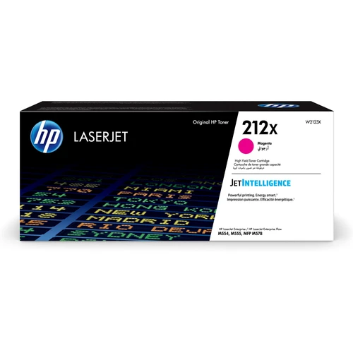 טונר אדום מקורי HP 212X W2123X (הספק 10,000 דף)