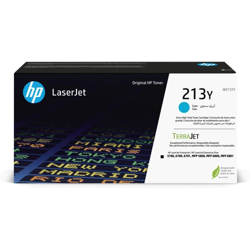 טונר כחול מקורי HP 213Y W2131Y (הספק 12,000 דף)