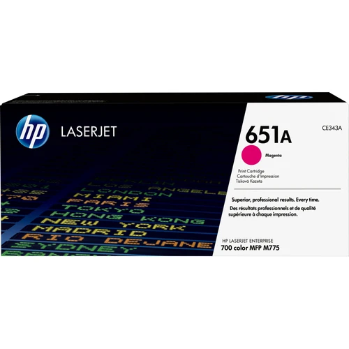 טונר אדום מקורי HP 651A CE343A (הספק 16,000 דף)