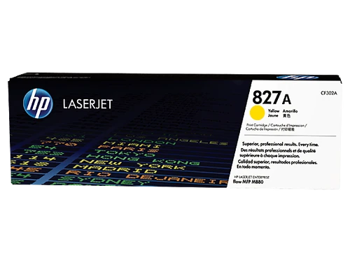 טונר צהוב מקורי HP 827A CF302A (הספק 32,000 דף)