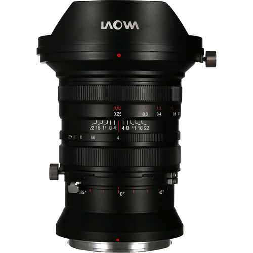 עדשה Venus Optics Laowa 20mm f/4 Zero-D Shift for Fuji GFX
