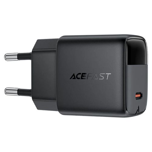 ראש מטען מהיר USB-C טעינת PD30W מהירה, שחור