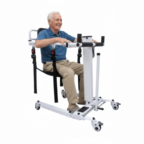 כסא ההרמה החשמלי שמונע כאבי גב ומאפשר טיפול בטוח ומכבד בהורים המבוגרים