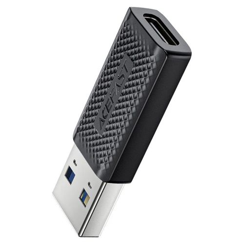 מתאם USB-C ל-USB-A מהיר וקומפקטי, שבב חכם לטעינה בטוחה