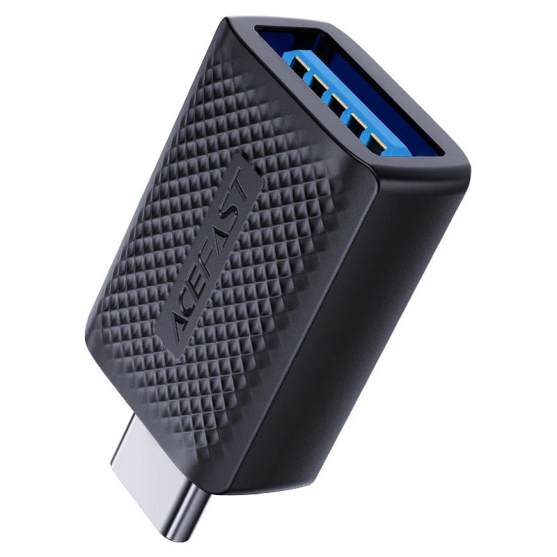 מתאם USB-A ל-USB-C מהיר וקומפקטי, שבב חכם לטעינה בטוחה