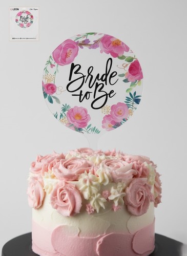 LE7053 טופר לעוגה BRIDE TO BE