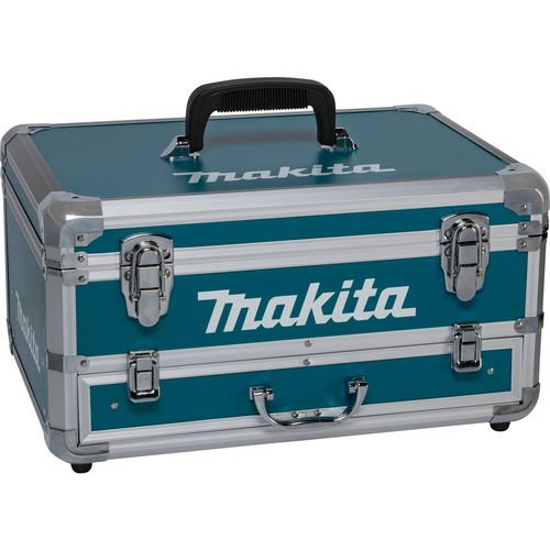 ארגז מקיטה אלומניום עם מגירת ביטים ומקדחים Makita