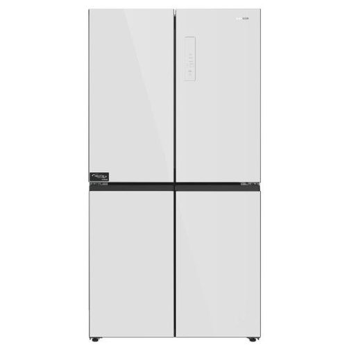 מקרר 4 דלתות 601 ליטר דגם MER6600GW אמקור AMCOR זכוכית לבנה