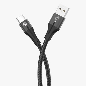 כבל שזור MIRACASE TYPE C TO USB אורך 3 מטר