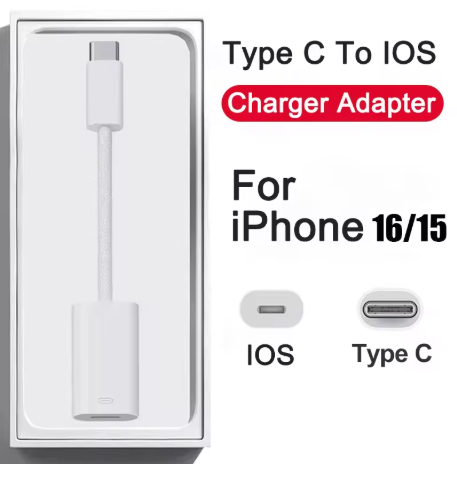 מתאם TYPE-C זכר לLIGHTNING IOS נקבה