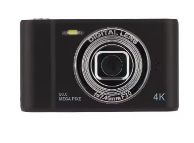 מצלמה דיגיטלית 4K רטרו 50MP עם מיקוד אוטומטי – דגם CCD-5000 PRO | מצלמה ניידת כפולת עדשה +כרטיס זיכרון 64GB