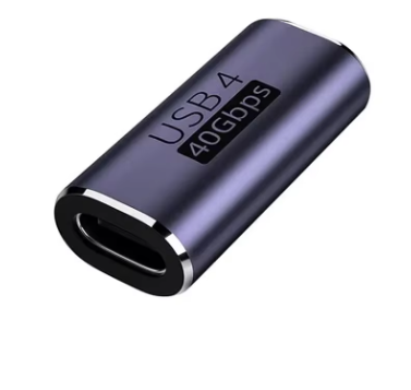 מתאם מאריך USB4.0   Type-C נקבה לנקבה | Coupler מהיר 40Gbps עם תמיכה ב-8K