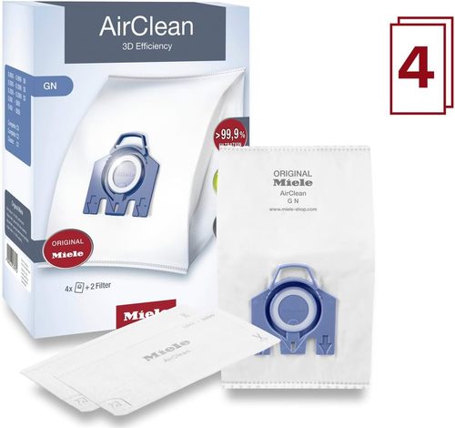 שקיות מקוריות לשואב אבק MIELE + 2 פלטרים מקוריים סדרת GN | יבואן רשמי אלקטרה