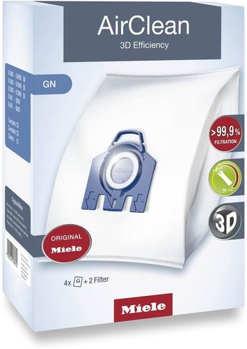 שקיות מקוריות לשואב אבק MIELE + 2 פלטרים מקוריים סדרת GN | יבואן רשמי אלקטרה