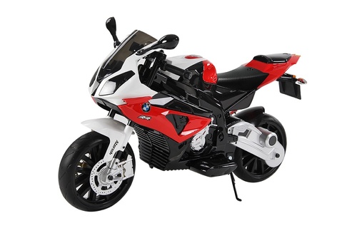 אופנוע ממונע חשמלי 12v BMW עם גלגלי עזר