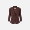 Jacket in double layer crêpe