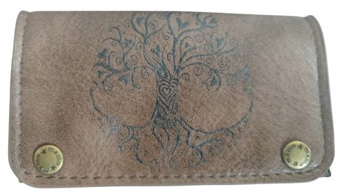 קייס מיני לטבק מעוצב MAMO – דגם Tree of Life Brown