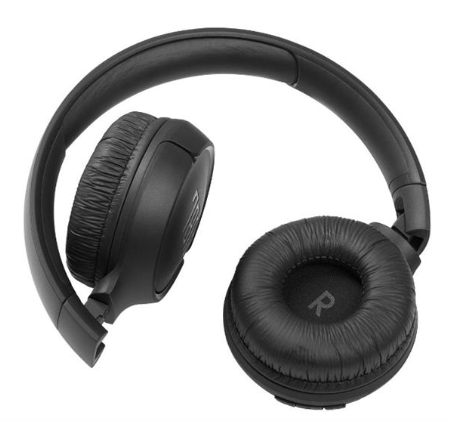 אוזניות JBL Tune 510BT נוחות לעבודה אלחוטית בצבע שחור