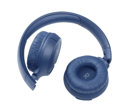 אוזניות ראש JBL 510BT כחולות, קלות ונוחות, עם כריות רכות ועיצוב מודרני