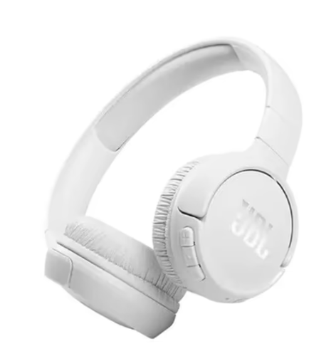 אוזניות קשת אלחוטיות JBL Tune 510BT בצבע לבן עם סאונד Pure Bass
