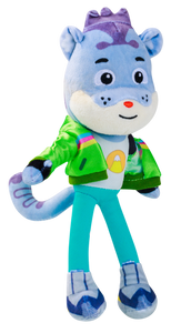 בובת פרווה בגודל 24 ס"מ עם תופסן תליה - סאם מחקירות חייתיות