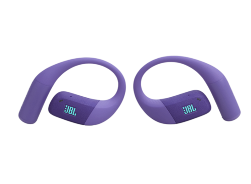 אוזניות JBL Endurance Zone TWS – עיצוב ספורטיבי, וו סיליקון סגול לאוזן