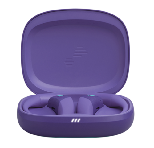אוזניות JBL Endurance Zone TWS סגולות – עמידות למים וזיעה, מושלמות לאימונים