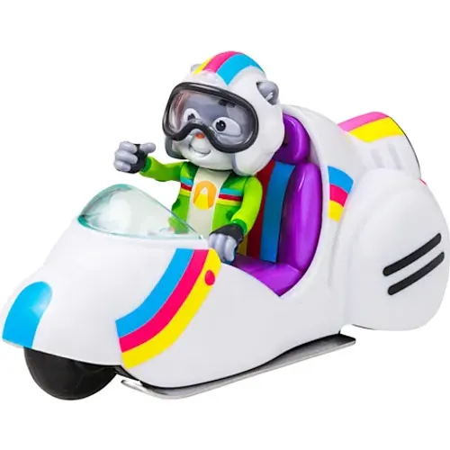 אופנוע כביש, דמות של סאם או קיט וקסדה מהסדרה חקירות חייתיות