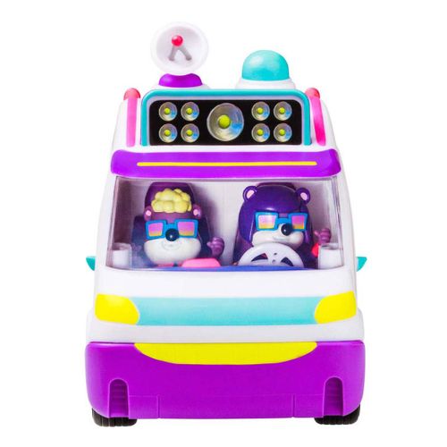 ואן יחידת העכברים עם דמויות ביל וג'יל מהסדרה חקירות חייתיות