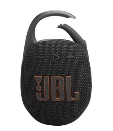 JBL Clip 5 Black – רמקול נייד עמיד למים עם חיבור אלחוטי קל ופשוט
