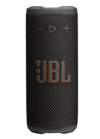רמקול JBL Grip Black אלחוטי עם חיבור Bluetooth, עיצוב קומפקטי ועמיד למים