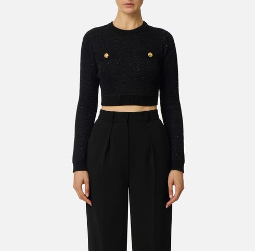Knit top with sequins