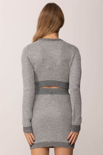Knit top with sequins