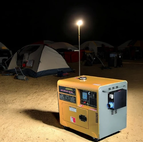 גנרטור 6.8 KW דיזל 400V שקט עם התנעה אוטומטית (A.T.S) 7gfldedb/3(ATS)