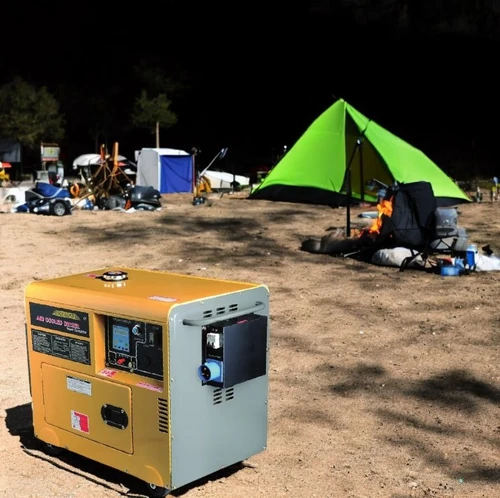 גנרטור 6.8 KW דיזל 400V שקט עם התנעה אוטומטית (A.T.S) 7gfldedb/3(ATS)