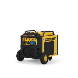 גנרטור 8000W, מנוע בנזין משולב גז, צילינדר 1, 4 פעימות קירור אויר, DC 12V, מצבר וחיישן שמן YFC8000ISED