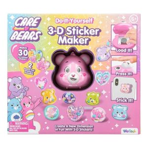 Care Bears דובוני אכפת לי – ערכה להכנת 30 מדבקות תלת-ממדיות