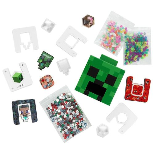 מיינקראפט – ערכה להכנת 30 מדבקות תלת-ממדיות