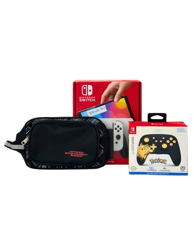 באנדל NINTENDO + CASE + POKEMON CONTROLLER