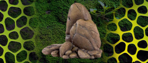  Exo Terra Rock Outcrops Hiding Cave Large – מסתור סלע לזוחלים ונחשים