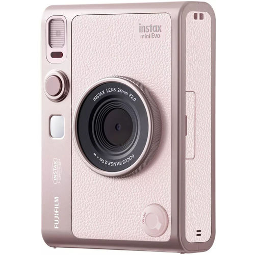 מצלמת פיתוח מיידי FUJIFILM INSTAX MINI EVO Hybrid Instant Camera (Gentle Rose)