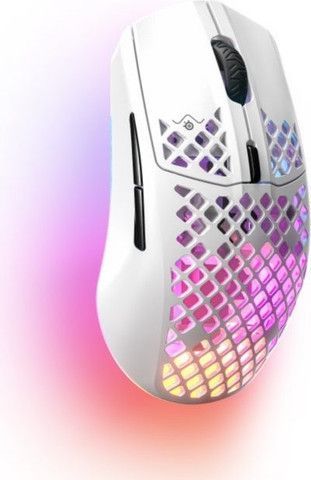 עכבר גיימינג אלחוטי קל משקל כולל תאורה SteelSeries סטיל סיריס Aerox 3 Wireless White