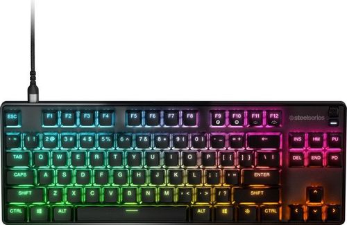 מקלדת גיימינג מקצועית SteelSeries סטיל סיריס Apex 9 TKL US