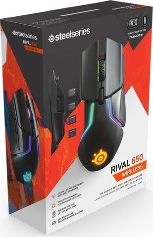עכבר גיימינג אופטי אלחוטי איכותי Rival 650