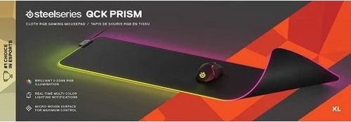 משטח לעכבר מואר SteelSeries QCK Prism Cloth XL