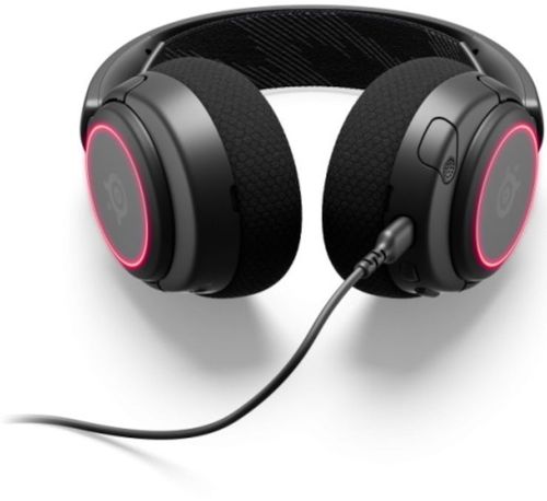 אוזניות גיימינג חוטיות כולל תאורת SteelSeries RGB סטיל סיריס Arctis Nova 3